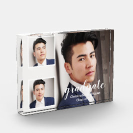 Modern 3 Photo Graduation Photo Block Fotoblokken