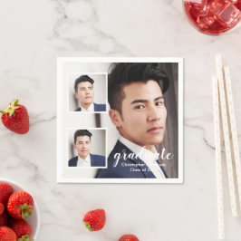 Modern 3 Photo Graduation Servet