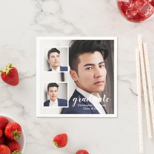 Modern 3 Photo Graduation Servet (Insitu)