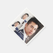 Modern 3 Photo Graduation Servet (Hoek)