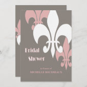 Modern 3 Vrijgezellenfeest van de Lis Kaart (Voorkant / Achterkant)