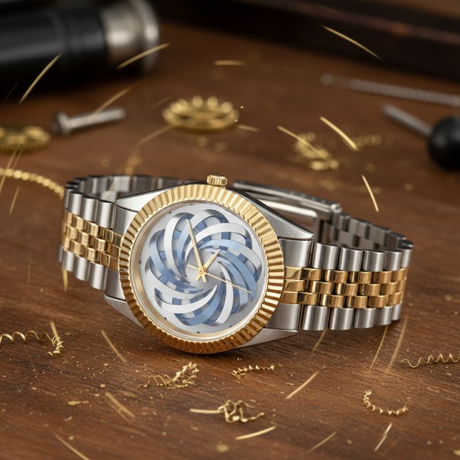 Modern 3D Abstract Watch Horloge (Creator heeft geüpload)