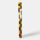 Modern 3D Geometric Block Case - Industrial Yellow (Achterkant / Links)