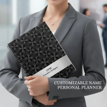 Modern 3D Gradient Zwart Diamant Geometrisch Patro