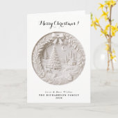 Modern 3D-papierknipwerk Kerstmis Kaart (Gele Bloem)