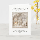 Modern 3D-papierknipwerk Kerstmis Kaart (Gele Bloem)