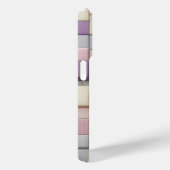 Modern 3D Pastel Block Phone Case Abstract Lavende (Achterkant / Rechts)