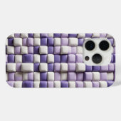 Modern 3D Soft Purple & White Cube Case - Abstract (Achterkant (horizontaal))
