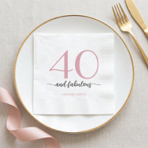Modern 40 en Fabulous Cadeau 40ste Verjaardagsfees