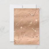 Modern 40 & Fabulous Photo Roos Gold 50e verjaarda Kaart (Achterkant)