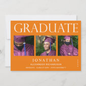 Modern 4 Aankondiging van het Foto Afstuderen - Or (Voorkant)