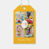Modern 4 afbeelding Pasen bedankt Cadeaulabel (Achterkant)
