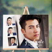 Modern 4 Foto Afstuderen Acryl Bord (Neutraal)