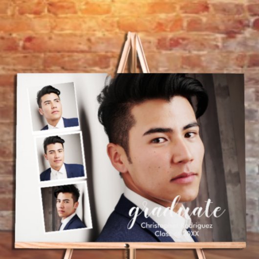 Modern 4 Foto Afstuderen Acryl Bord