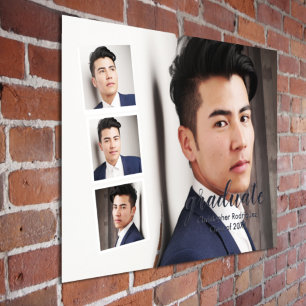 Modern 4 Foto Afstuderen Folie Afdrukken