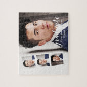 Modern 4 Foto Afstuderen Legpuzzel (Verticaal)