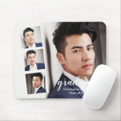 Modern 4 Foto Afstuderen Muismat (Met muis)