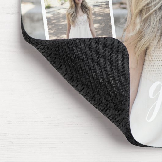 Modern 4 Foto Afstuderen Muismat (Hoek)