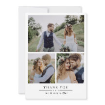 Modern 4 foto bruiloft