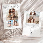 Modern | 4 Fotocollage BFF Galentine's Day Feestdagenkaart