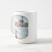 Modern 4-fotocollage | Gezinsblokkering Koffiemok (Voorkant links)