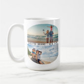 Modern 4-fotocollage | Gezinsblokkering Koffiemok (Links)