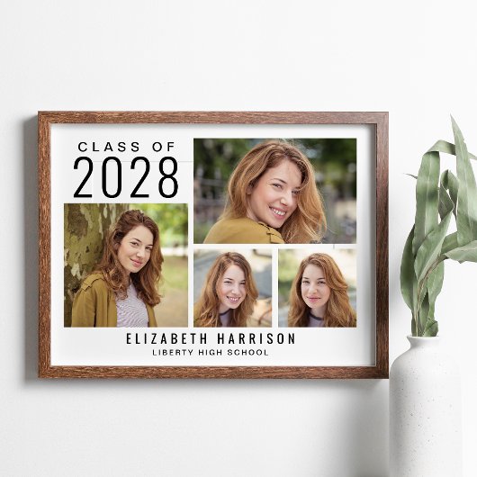 Modern 4 Fotogradatie Partij Poster