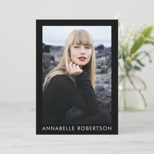 Modern 4 Fotomodel Actor Comp Kaart (Staand voorkant)