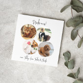 Modern 4 foto's Drinken op de bruiloft van de Amer Servet