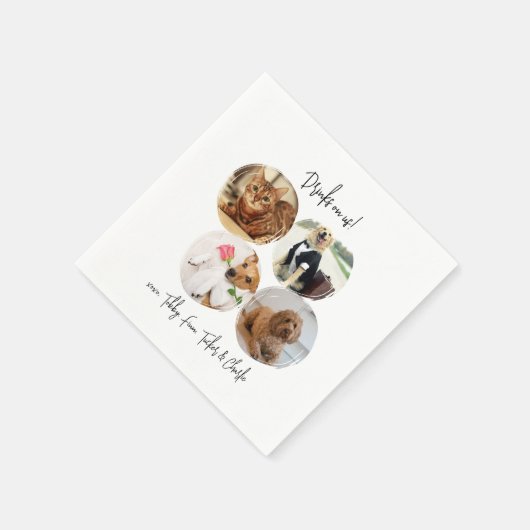 Modern 4 foto's Drinken op de bruiloft van de Amer Servet (Hoek)