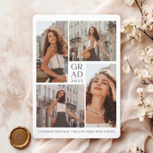 Modern 4 foto's Eenvoudig Afstuderen