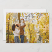 Modern 4 fotoscript kalligrafie afstuderen aankondiging (Achterkant)