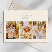 Modern 4 fotoscript kalligrafie afstuderen aankondiging