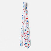Modern 4 juli patroon 02 stropdas (Achterkant)