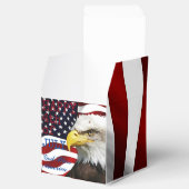 Modern 4 juli US Vlag Amerikaanse Adelaar Bedankdoosjes (Geopend)