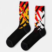 Modern 4 Nations Socks Native Tribal Art Socks Sokken (Links)