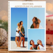 Modern 4 Photo Collage Besties Adventure Year  Planner