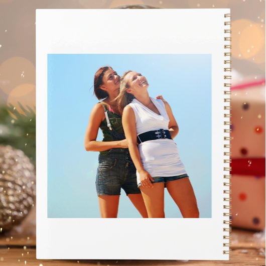 Modern 4 Photo Collage Besties Adventure Year  Planner