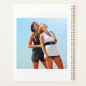 Modern 4 Photo Collage Besties Adventure Year  Planner (Achterkant)