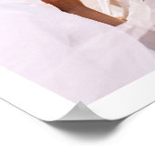 Modern 4 Photo Collage Wedding Welcome Square Sign Poster (Hoek)