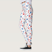 Modern 4th Juli Patroon 02 N BG Leggings (Links)