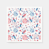 Modern 4th Juli Patroon 03 Servet (Voorkant)