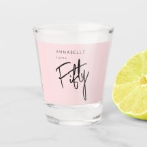 Modern 50e Vijftigste verjaardagsfeestje