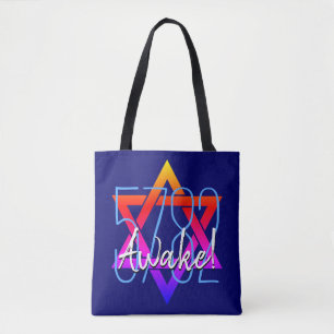 Modern 5782 Hebreeuwse Nieuwjaar Tote Bag