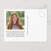 Modern 5 Foto Afstuderen Aankondigingskaart (Achterkant)