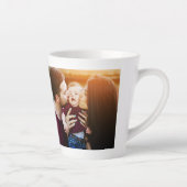 Modern 5-fotocollage latte mok (Rechts)