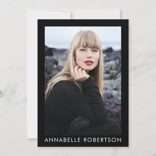 Modern 5 Fotomodel Actor Comp Kaart (Voorkant)