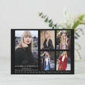 Modern 5 Fotomodel en Actor Comp Kaart (Staand voorkant)