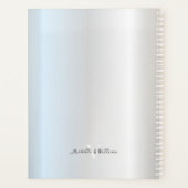 Modern 5-jarig Bruiloft Jubileum Zilver 5th Roman Planner (Achterkant)