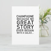 Modern 5x7 tafelbord champagne omdat kaart (Staand voorkant)